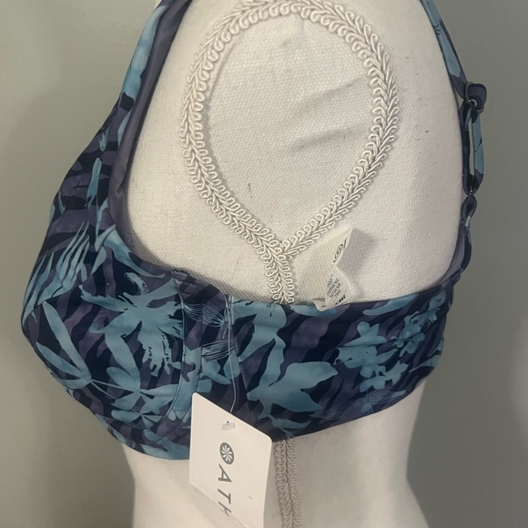 Athleta Bondi bra cup printed bikini top 38 B/C - Picture 4 of 6